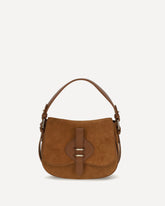 Small Mavery Shoulder Bag - BROWN | Base Blu