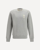 Felpa Ami de Coeur in maglia di cotone - GRIGIO | Base Blu