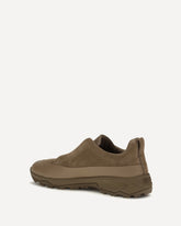 Triple Stitch™ Monte leather and suede Sneakers - BROWN | Base Blu