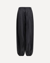 Pantaloni in mussola leggera - NERO | Base Blu