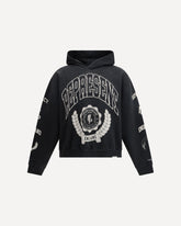 Felpa con cappuccio Legacy Crest - NERO | Base Blu