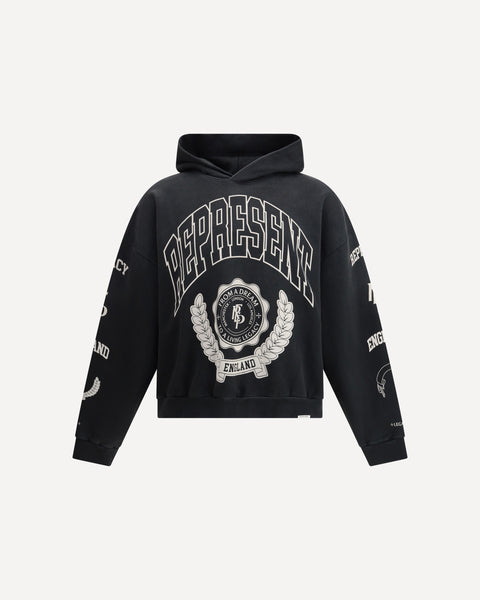 REPRESENT Legacy Crest Hoodie BLACK | Base Blu