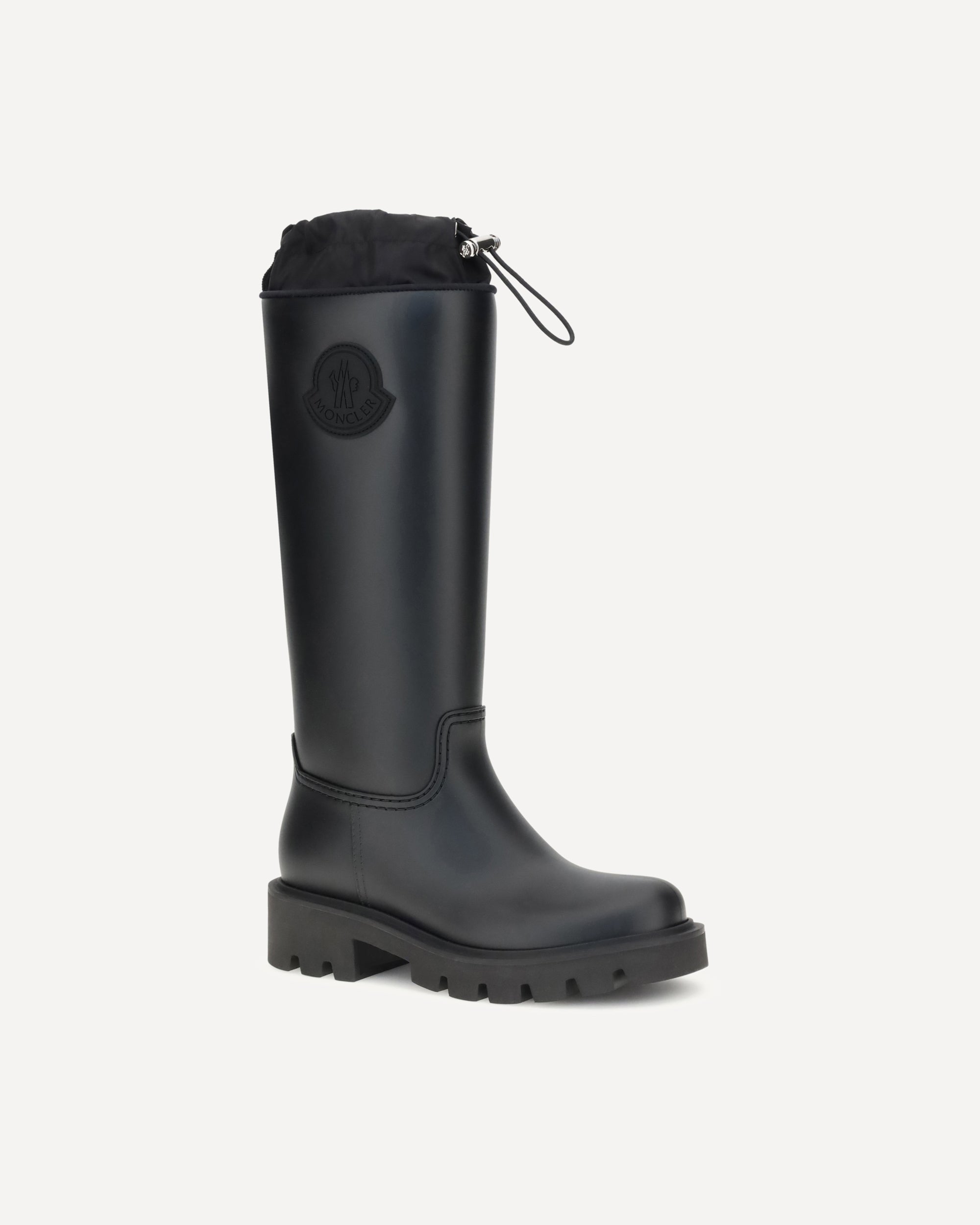 MONCLER Kickstream High rain Boots BLACK | Base Blu MONCLER Kickstream High rain Boots BLACK | Base Blu