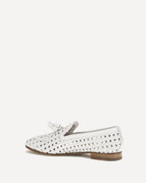 Leather Loafers - WHITE | Base Blu