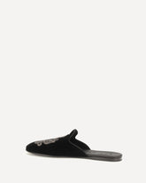 Velvet Slippers - BLACK | Base Blu