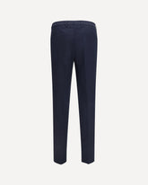 Cotton blend chino Pants - BLACK | Base Blu