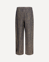 Chevron jacquard viscose Pants - BROWN | Base Blu