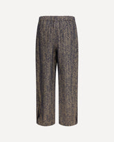 Chevron jacquard viscose Pants - BROWN | Base Blu