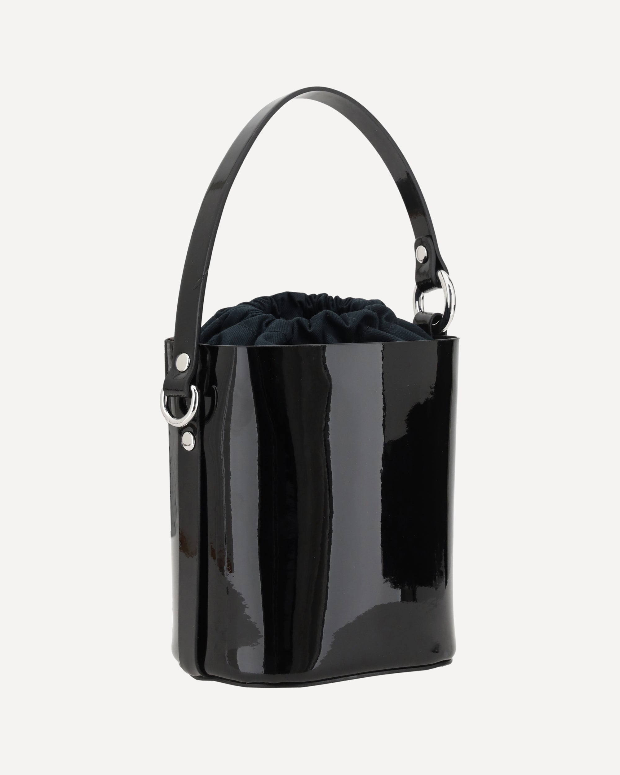VIVIENNE WESTWOOD Daisy Drawstring Bucket Bag BLACK | Base Blu
