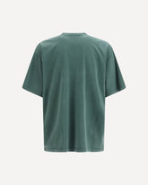 T-Shirt con logo BB ricamato  - VERDE | Base Blu