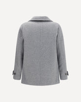 Island Padded Peacoat - GREY | Base Blu