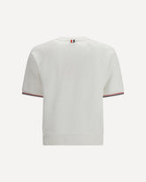 Short-sleeved Sweatshirt - WHITE | Base Blu