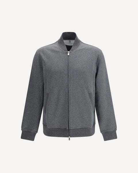 BRUNELLO CUCINELLI Sport Jacket in cotton GREY | Base Blu