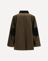 Giacca Country con colletto in velluto - MARRONE | Base Blu