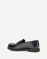 Leather Loafers - BLACK | Base Blu