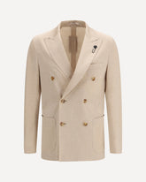 Double-breasted Jacket - BEIGE | Base Blu