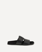 Leather Sandals - BLACK | Base Blu