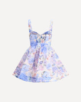 Rebellion Drape Mini Dress - MULTICOLOUR | Base Blu