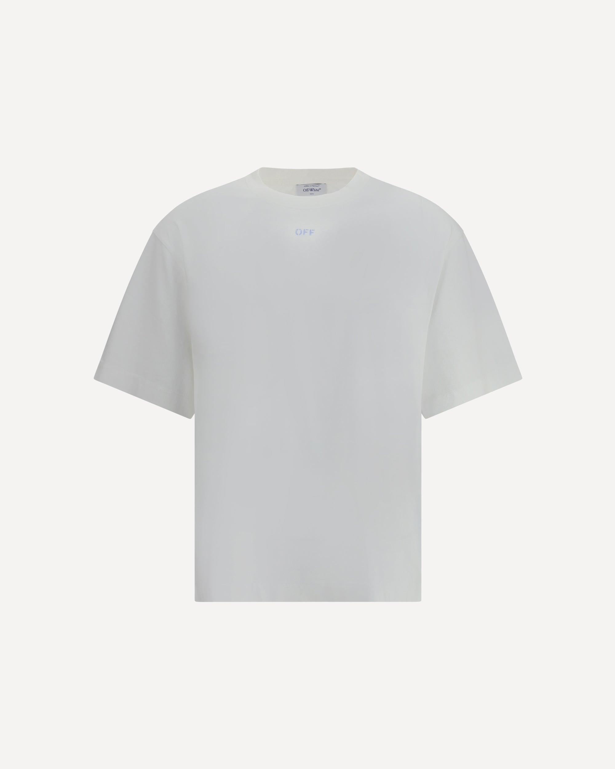 OFF-WHITE Stencil Arrow Skate Logo T-Shirt WHITE | Base Blu OFF-WHITE Stencil Arrow Skate Logo T-Shirt WHITE | Base Blu
