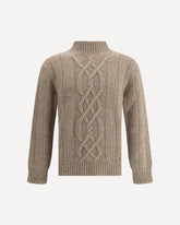 Woven yarn Sweater - BEIGE | Base Blu