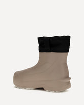 Nalo rubber Ankle Boots - BEIGE | Base Blu