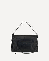 Le City Moto medium Shoulder Bag - BLACK | Base Blu