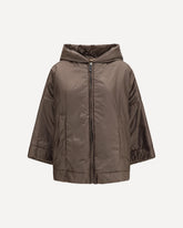 Hooded added Jacket - BROWN | Base Blu