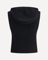 Gilet Mescal con cappuccio - NERO | Base Blu