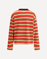Striped cotton T-shirt -  Base Blu