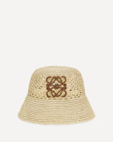 Cappello a Secchiello in rafia - BEIGE | Base Blu