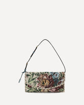 Borsa a Spalla DeVain ricamata - MULTICOLORE | Base Blu