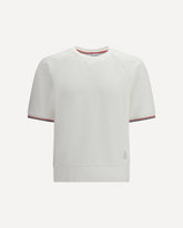 Short-sleeved Sweatshirt - WHITE | Base Blu