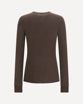 Girder long-sleeved T-shirt Moncler + Rick Owens - BROWN | Base Blu