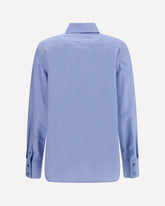 Stone detail Shirt - LIGHT BLUE | Base Blu
