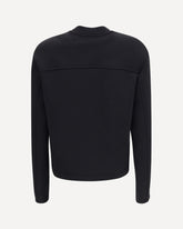 Felpa di Moncler x EE72 di Edward Enninful  in Viscosa e Neoprene - NERO | Base Blu