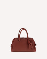 Le Petit Turismo leather Top Handle Bag - BORDEAUX | Base Blu