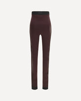 Sheer detail Leggings - PURPLE | Base Blu