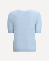 Mohair Sweater with sequins - LIGHT BLUE | Base Blu