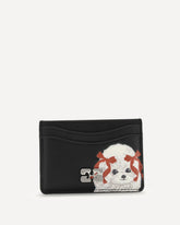 Portacarte Bou con barboncino  - NERO | Base Blu