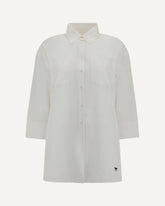 Queva Shirt in Cotton - WHITE | Base Blu