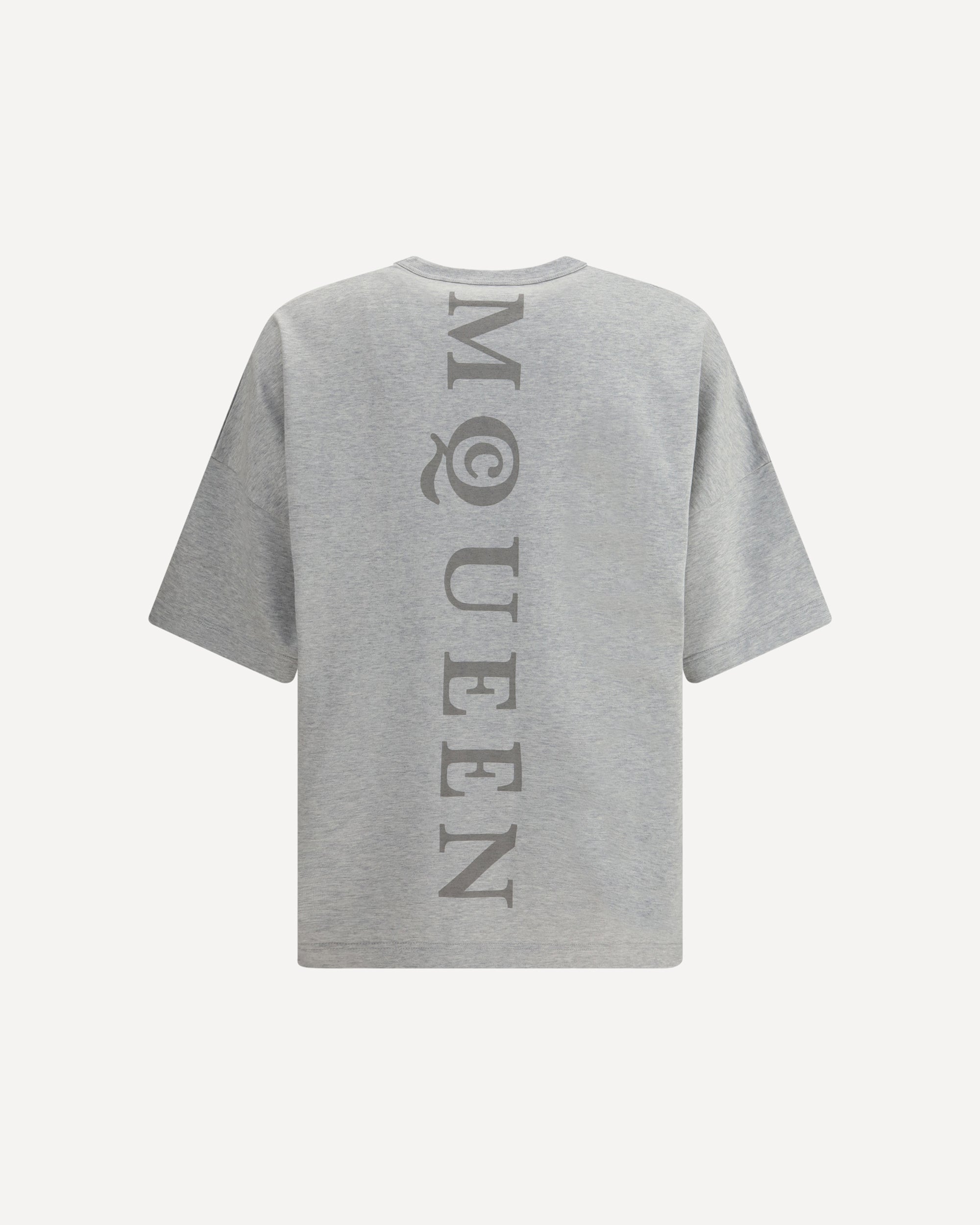 ALEXANDER McQUEEN Logo T-Shirt GREY | Base Blu