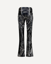 Straight Fit Vinyl Pants - BLACK | Base Blu