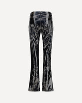 Pantaloni dritti in vinile - NERO | Base Blu