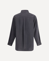 Convertible Collar Shirt - GREY | Base Blu