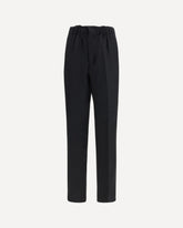 Linen and viscose Pants - BLACK | Base Blu