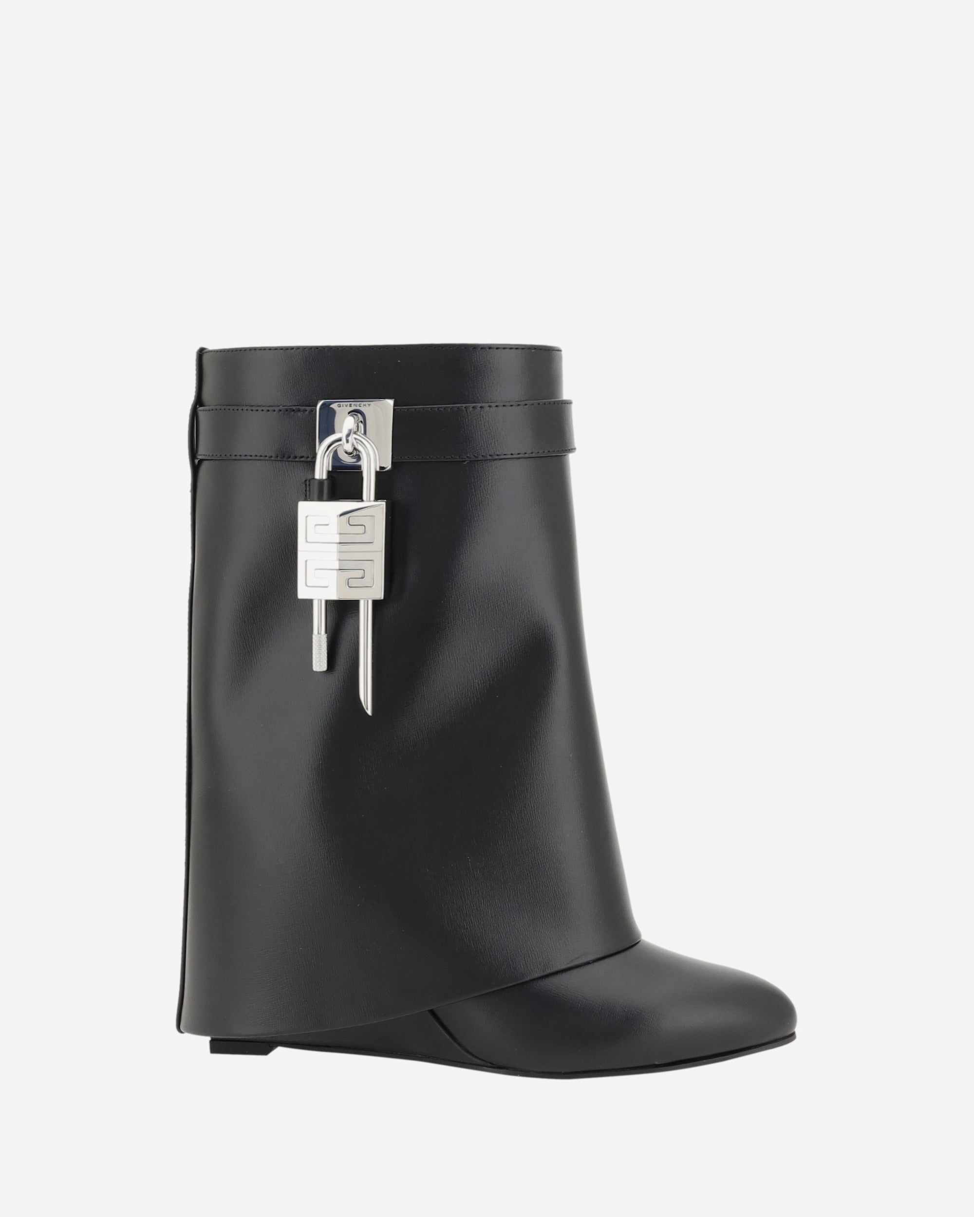 GIVENCHY Shark Lock Ankle Boots BLACK | Base Blu
