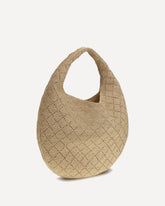 Icare Hobo Bag in raffia - BEIGE | Base Blu