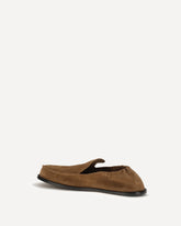 Flex suede Loafers - BROWN | Base Blu