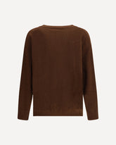 Cashmere Cardigan - BROWN | Base Blu