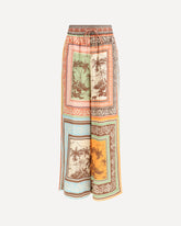 Alberta silk Pants - MULTICOLOUR | Base Blu